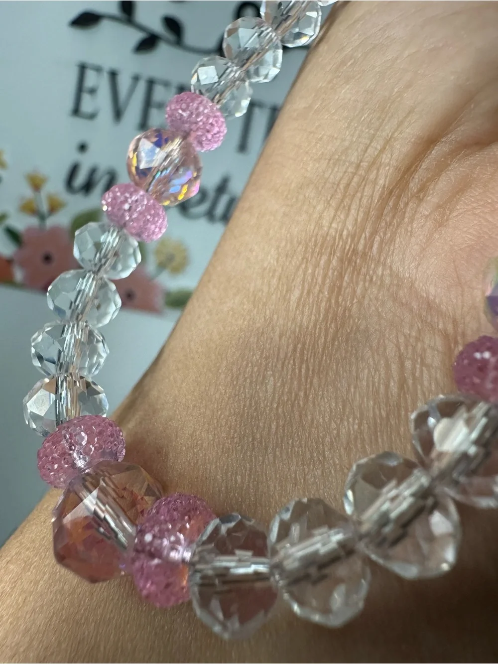 Bling Bling Crystal and Pink Phone/Key/Bag Chain #P1073